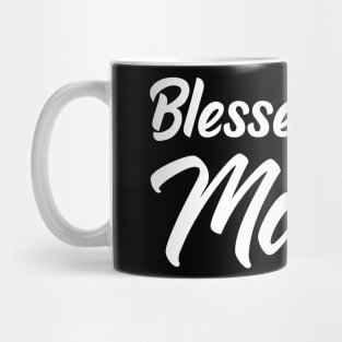 Blessed Mama Pink Hearts Mother's Day Mug